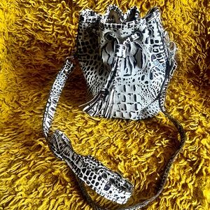 Custom made Italian leather Crossbody handbag